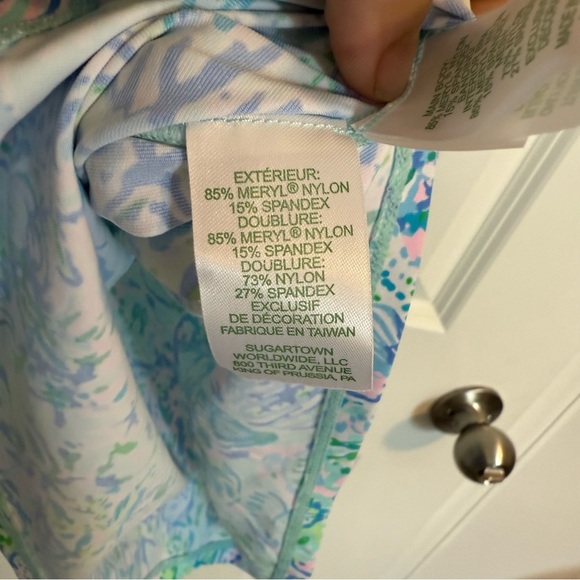 Lilly Pulitzer Luxletic Meryl Canna Bra Tank, Soleil It On Me Women’s Medium NWT - Picture 6 of 6